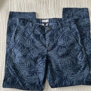 Dockers Blue Chinos with Tropical Print